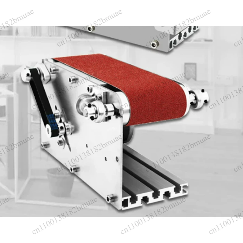 With 10PCS Belt 400W Desktop Belt Machine DIY Polishing Grinding Machine Cutter Edges Sharpener Multifunctional Belt Sander