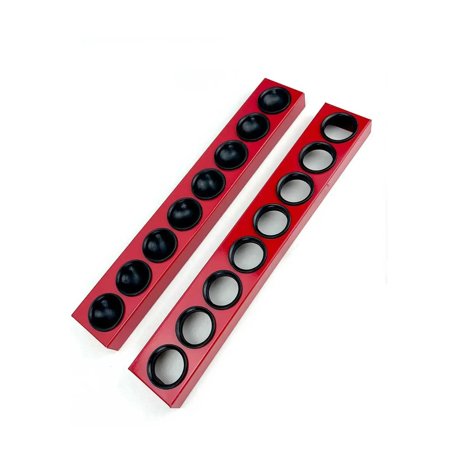 Metal Plastic Wall Cue Rack Storage Holder for Billiard Sticks Pool Cues Fishing Rod Display Organizer Heavy Duty Mount for Home
