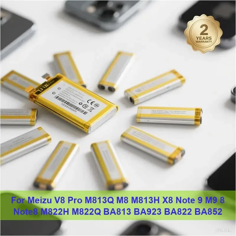 

Аккумулятор для Meizu V8 Pro M813Q M8 M813H X8 Note 9 M9 8 Note8 M822H M822Q BA813 BA923 BA822 BA852