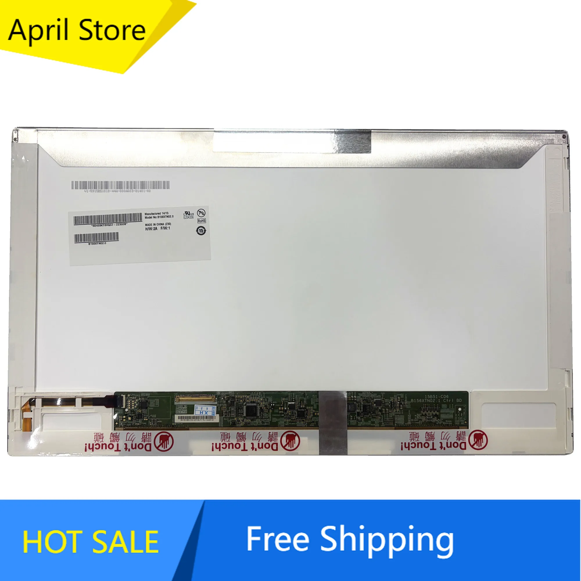 B156XTN02.0 B156XTN02.1 B156XTN02.2 LP156WH4-TLN1 LTN156AT32 HB156WXB-100 500 N156B6-L0A L0B LCD Screen 1366*768 LVDS 40 Pins