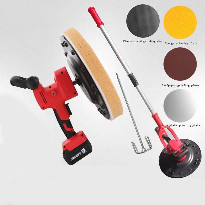 

Lithium Polishing Machine Hand-held Electric Sander Concrete Putty Powder Troweling Machine Grinding Machine for Walls