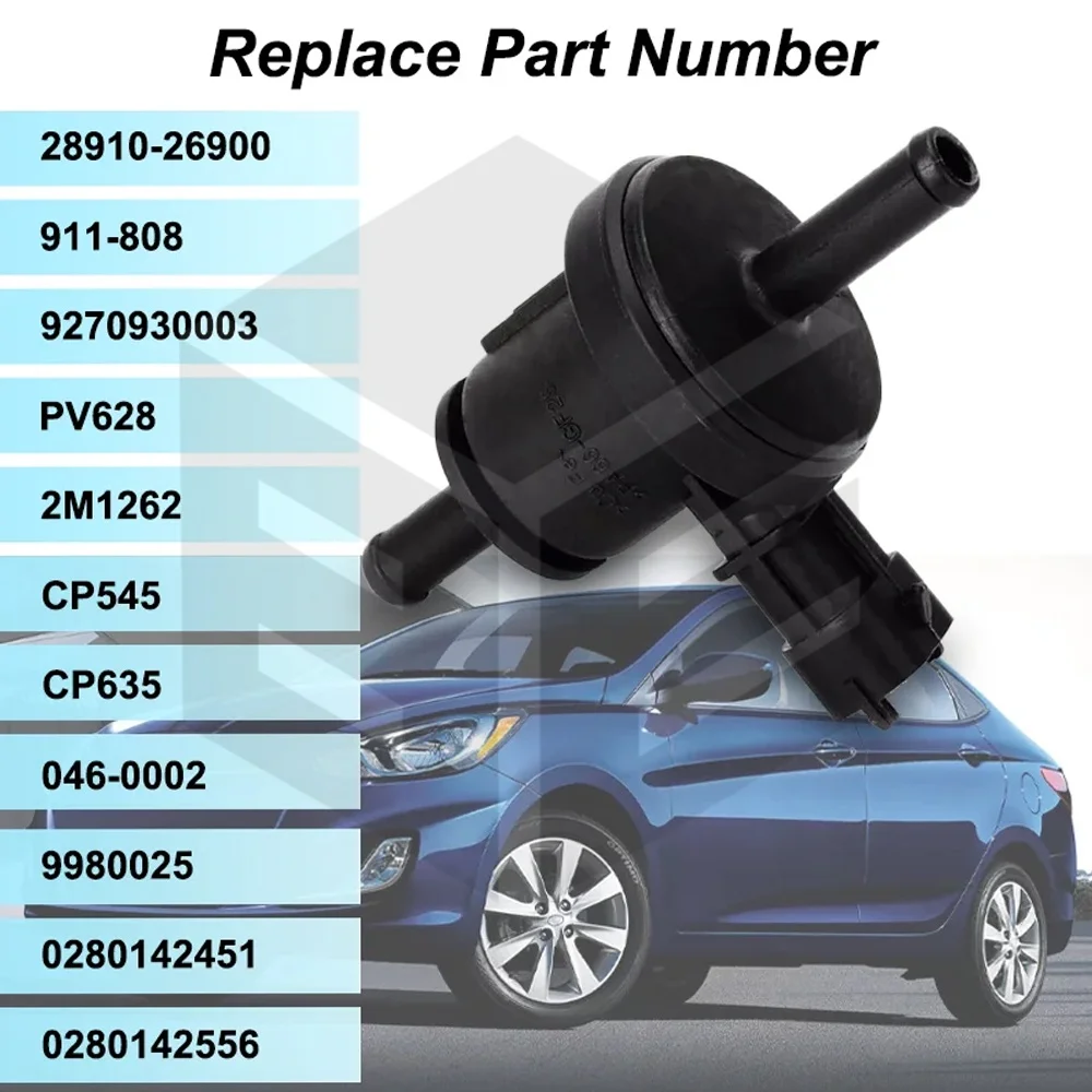 

28910-26900 Vapor Canister Purge Control Valve For Hyundai Elantra Equus Genesis Accent Elantra Kia Rio 2006-2012 2891026900