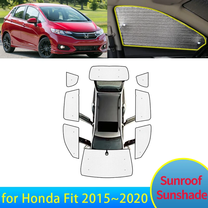 

for Honda Fit 2015 Jazz GK3 GP5 2020 2019 2018 2017 2016 Accessories Sun Shade Sunshade Windshield Side Window Privacy Shading