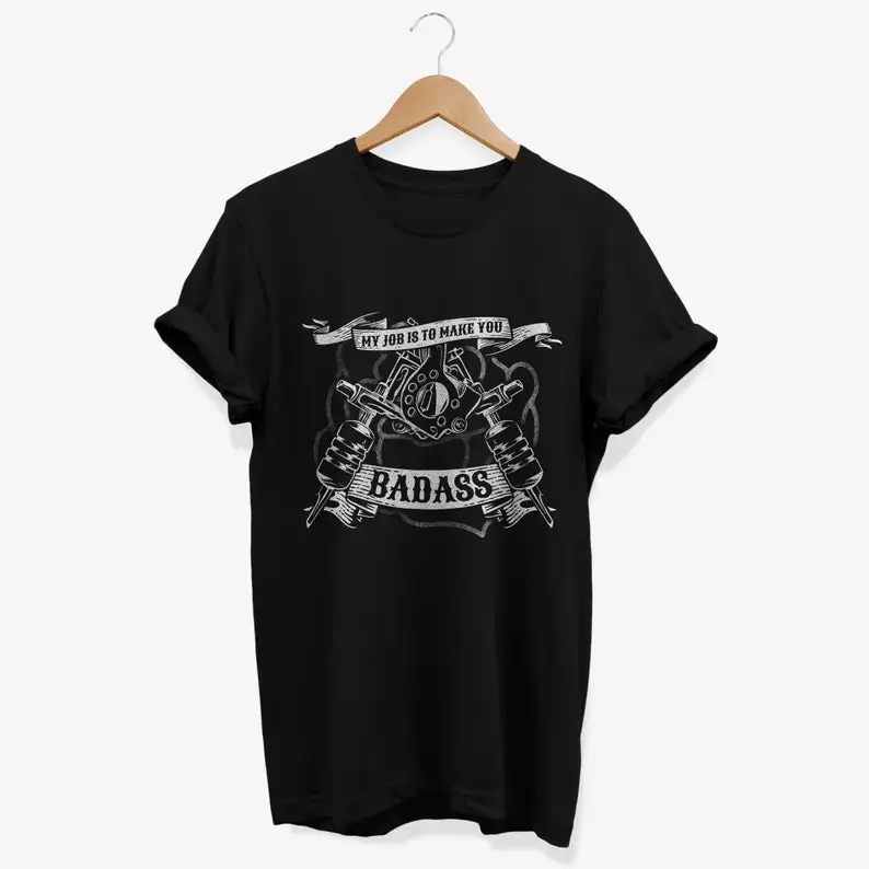 

Camiseta divertida de tatuador / Camiseta con gráfico genial de entintador / Regalo de artista del tatuaje