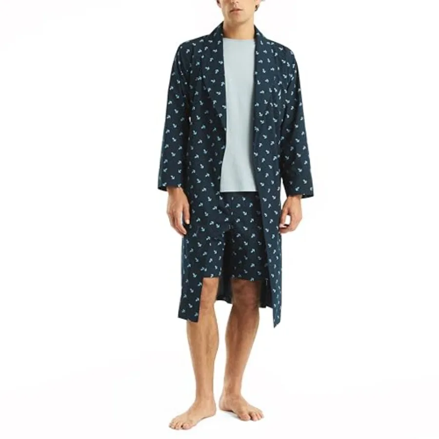 

mens Sustainably Crafted Printed Robe