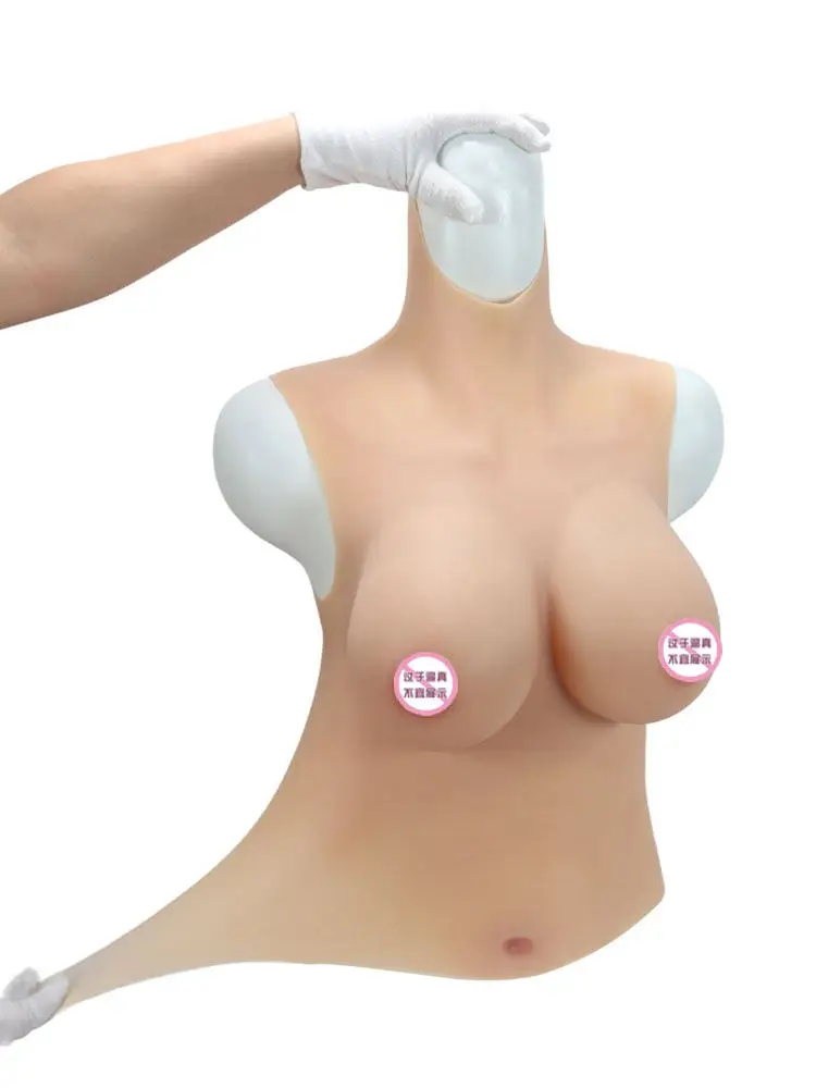 Factory Direct 2026 Top Rated Half Body Silicone Breast Prosthetic Breasts cos Cross-dressing Men's Simulation Breasts Super