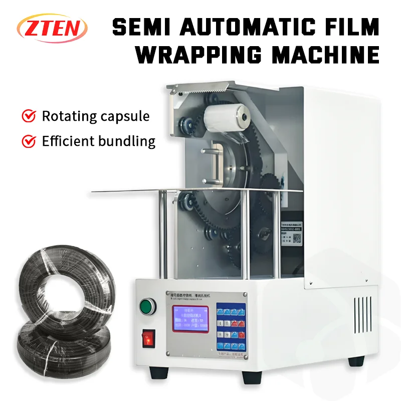 

Zten Automatic Film Wrapping System - Coil Self-Adjustment Wrapping Technology, Diagonal Line Packaging Time 50%
