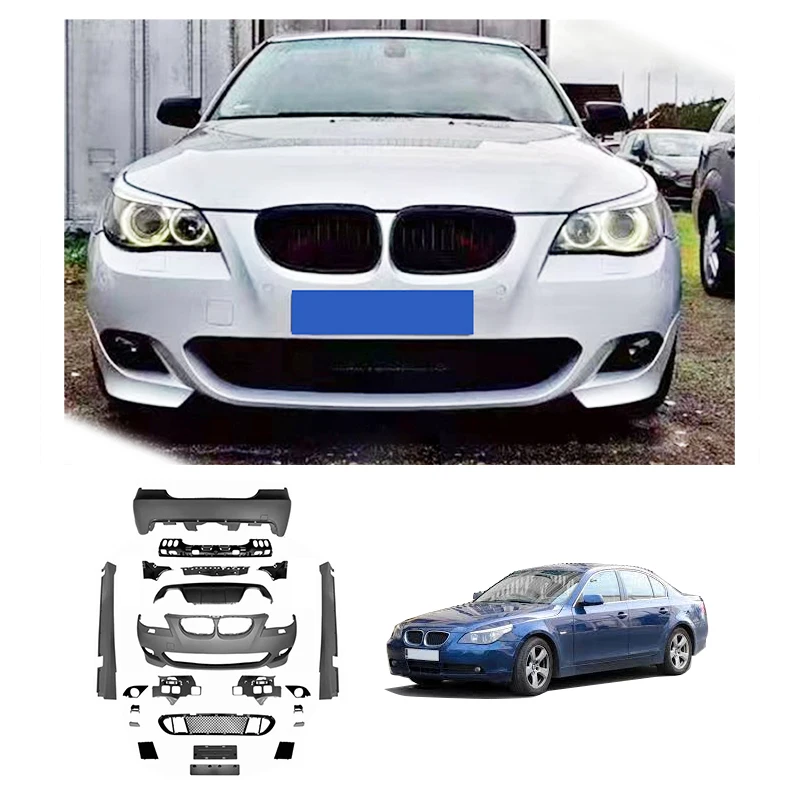 

Suitable for BM W Kit Modified M-Tech Body Kit Upgrade MT Front and Rear Bumper Side Skirt for BM W 5-Series E60