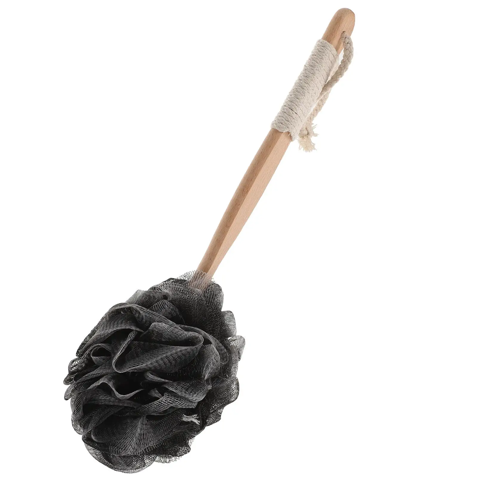 

Bamboo Charcoal Bathing Ball Body Scrub Brush Skin Exfoliating Cleaner Foaming Shower Detergent Black Miss Wood H le Home Use
