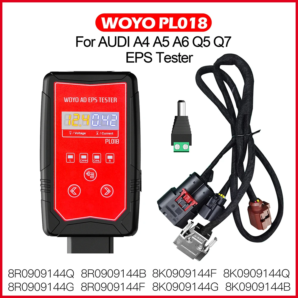 

For Audi EPS Test WOYO PL018 Wheel Steering Motor EPS Tester for Audi A4 A5 A6 Q5 Q7 for Porsche Macan Simulate Torque Sensor