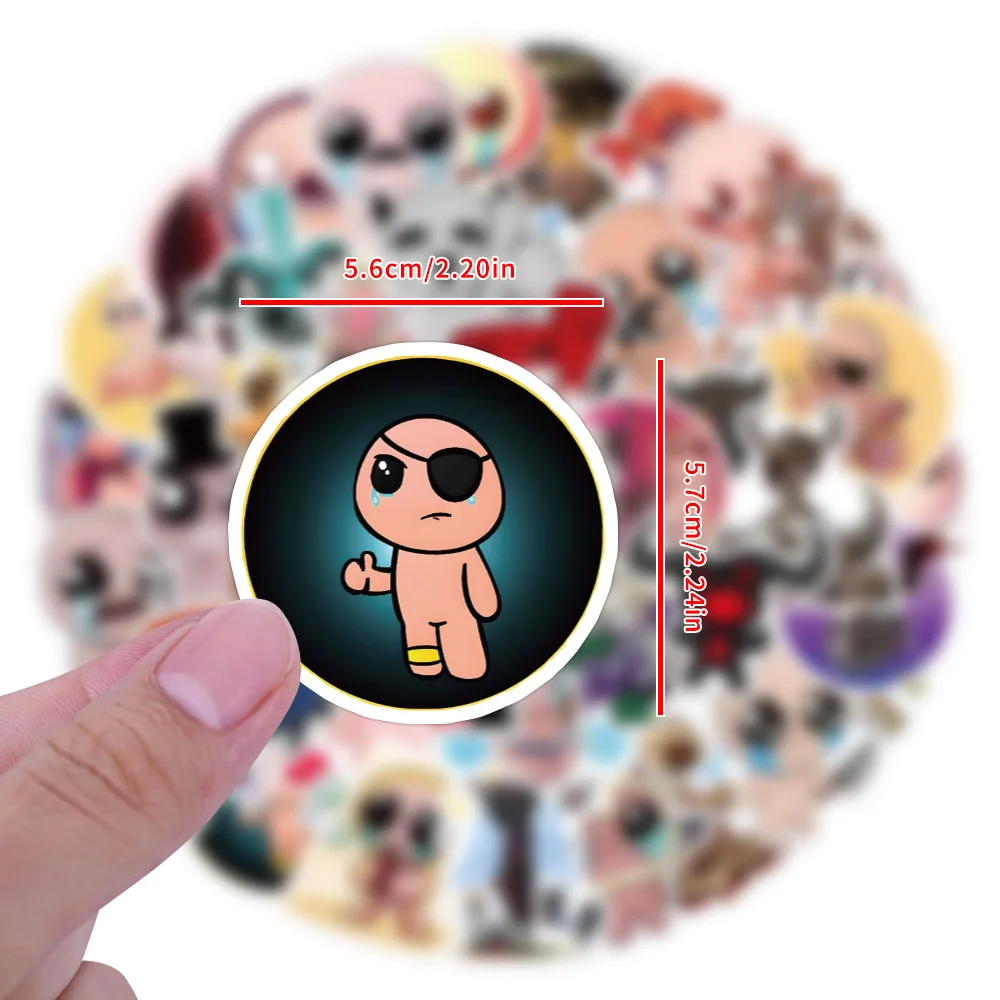 10/30/50PCS New The Binding of Isaac Sticker Pack Cartoon iPad Luggage Helmet Car Guitar DIY Scrapbook Toy Decoration Wholesale