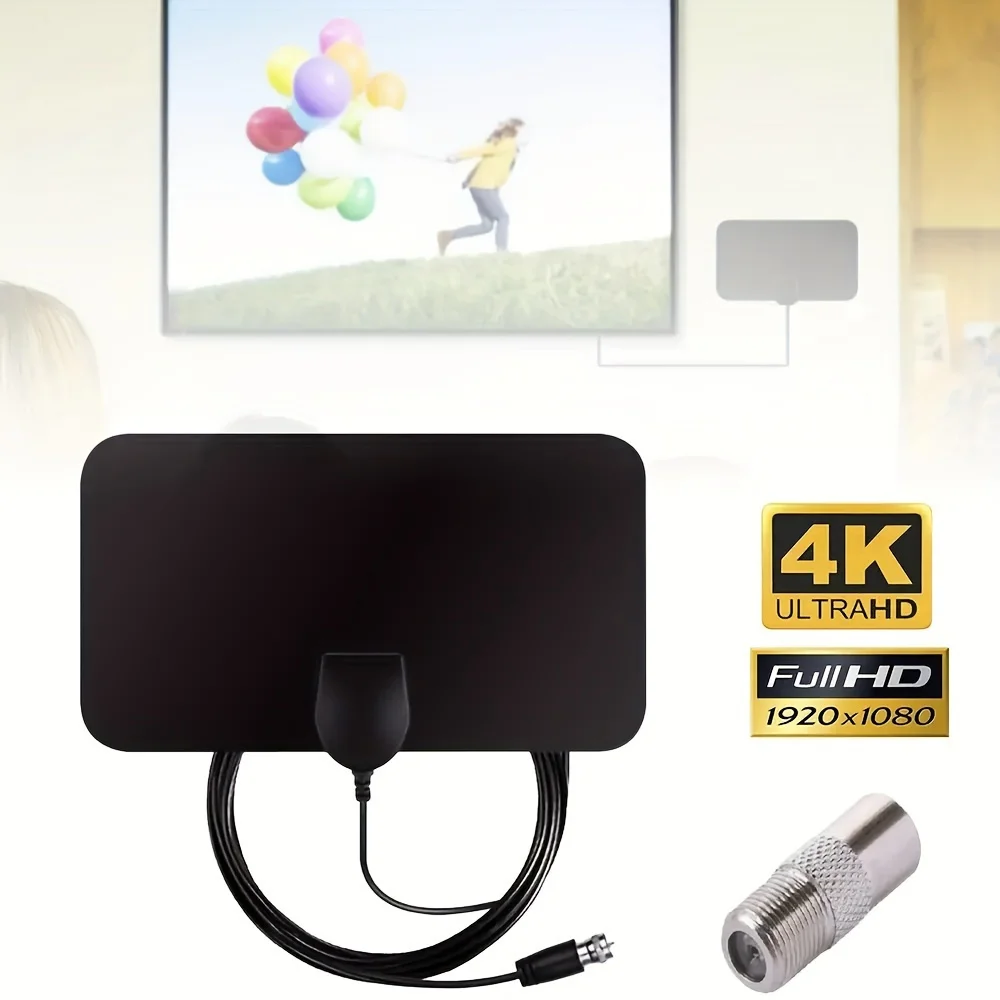 4K 1080p for Smart TV Smart TV Antenna Digital TV Antenna 2023 Latest Portable HD Antenna Indoor Support