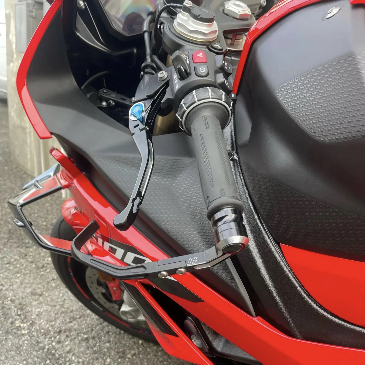 ل BMW S1000RR 2019 2020 2021 2022 2023 2024 2025 عتلات الحرس دواسة فرامل المقود حامي CNC دراجة نارية القوس الحرس #6