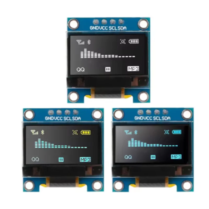 Original 0.96 นิ้ว OLED IIC Serial สีขาวโมดูลแสดงผล OLED 128X64 I2C SSD1306 12864 หน้าจอ LCD สําหรับ Arduino