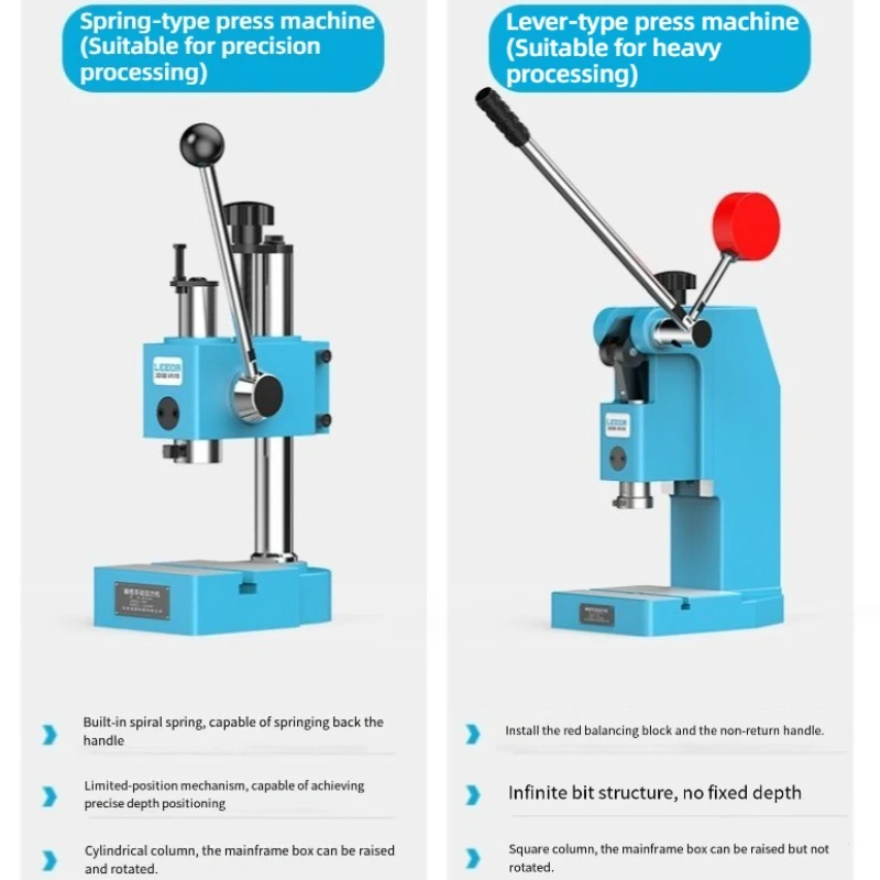 آلة الضغط اليدوية الدقيقة الصناعية / الزناد / آلة المضخة اليدوية / نوع الرافعة من نوع الربيع فائق الكفاءة لسطح المكتب #5