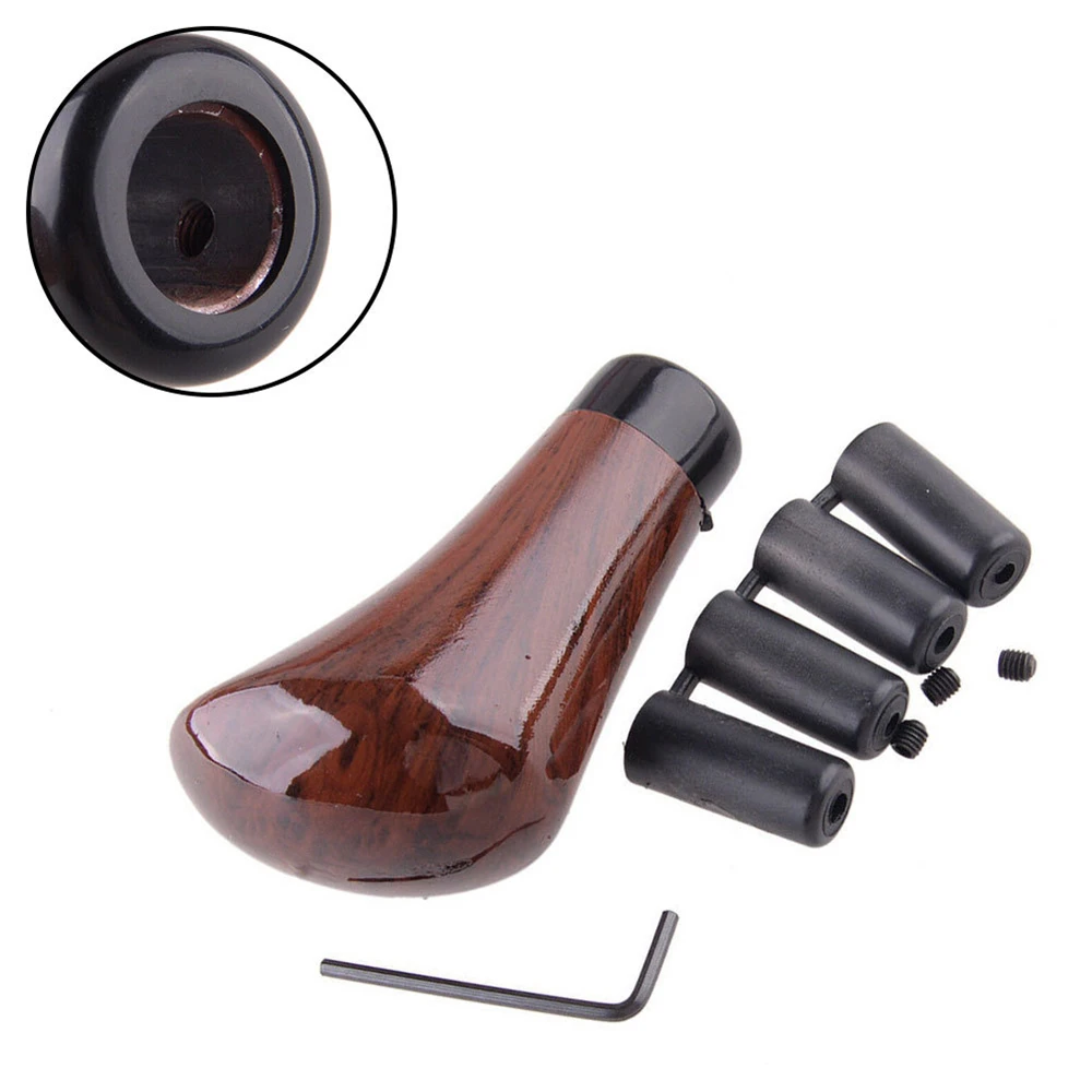 Universal Wood Grain Look Car Gear Head Manual Gear Shift Knob Shift Shifter