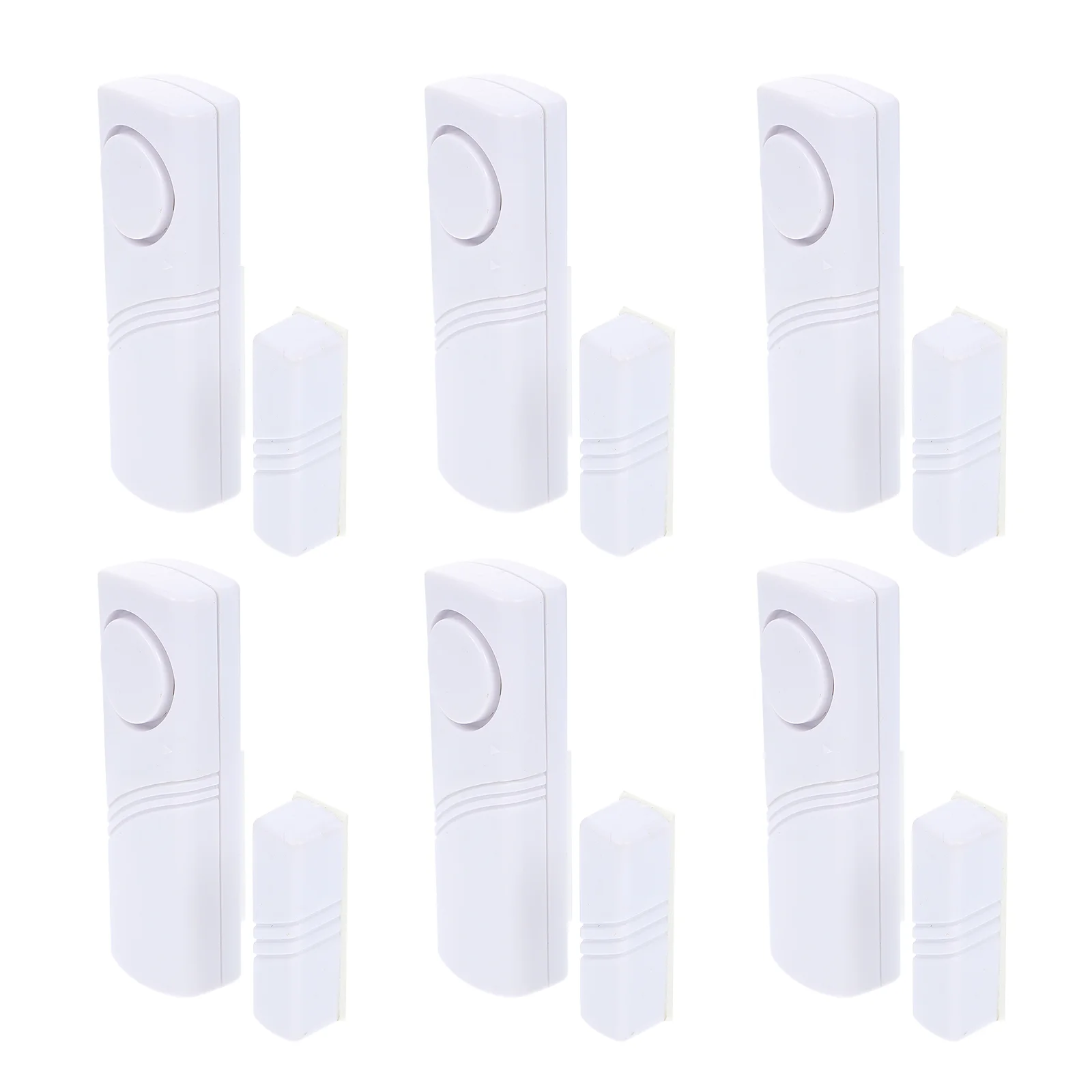 

6 Pcs Door and Window Alarm Wireless Safety Cordless Easy Installation Household Abs Sound Multipurpose Magnet