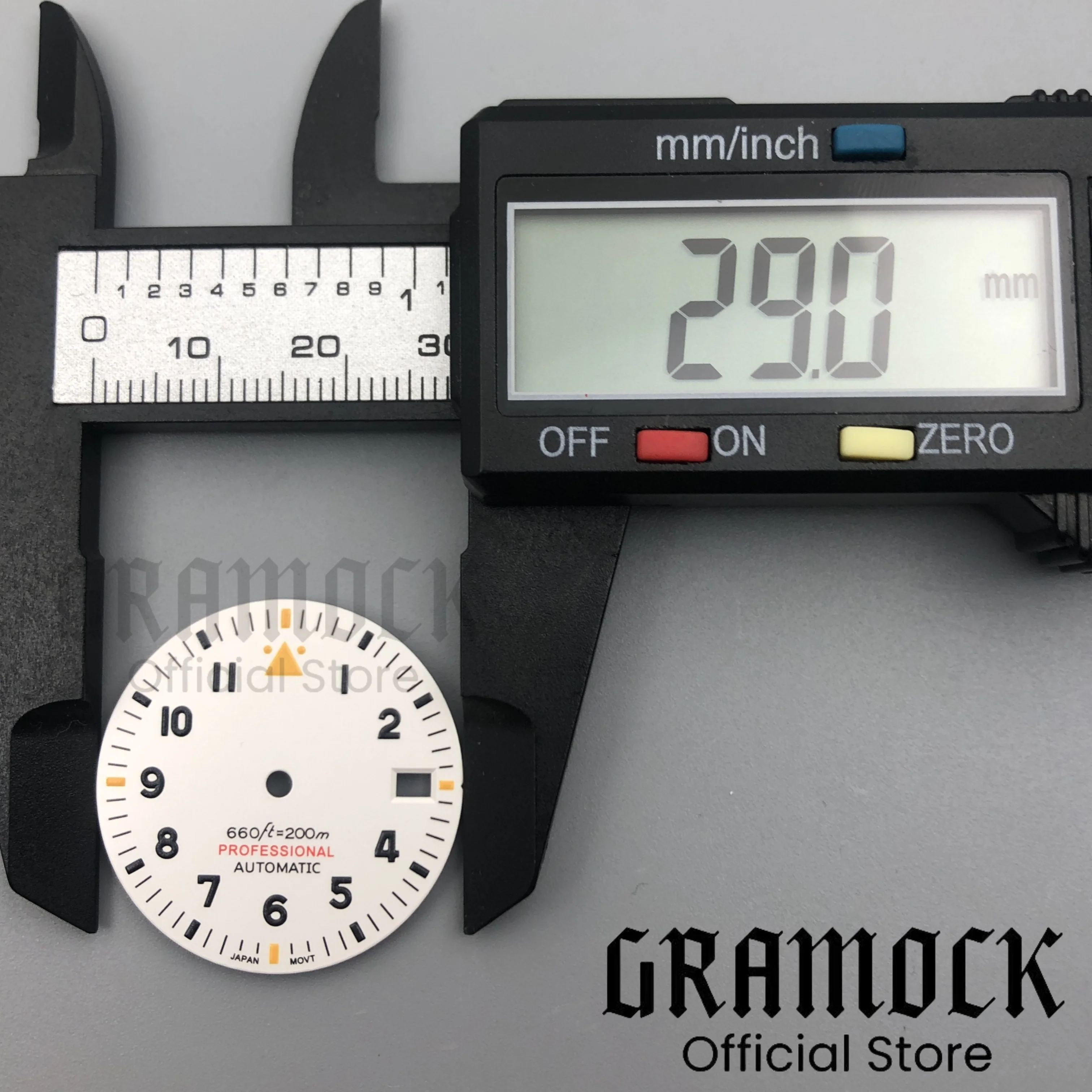 Gramock New 2025 29mm Green Blue White Black Pilot Style Watch Dial C3 Green Luminous Fit NH PT MZ Movement Watch Parts for Mod