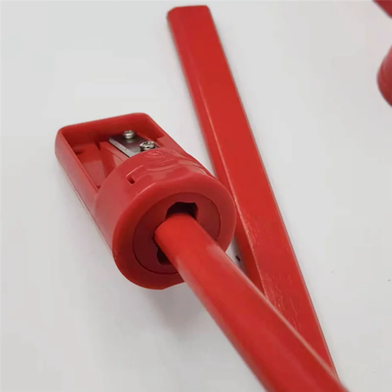 

T19C 15Pcs Octagonal Carpenter Pencil Sharpener Square Oval Carpenter Pen Manual Sharpener