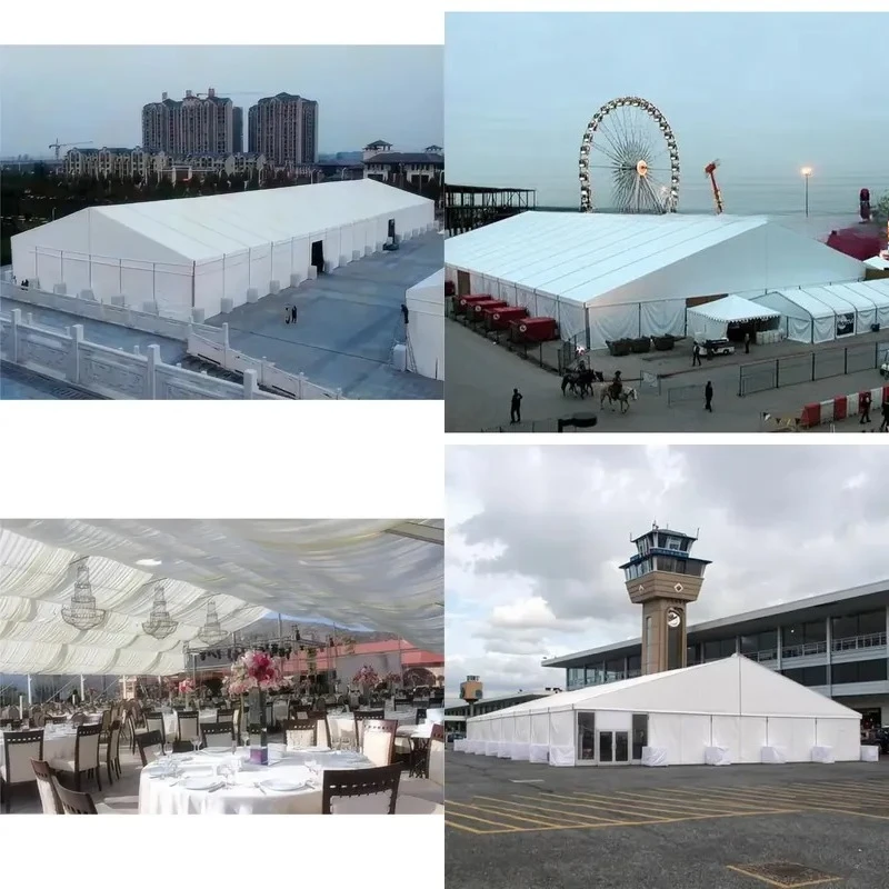 Professional Outdoor Pavilion Structure for Real Estate Display Property Fairs Sales Events Exhibition Tents
