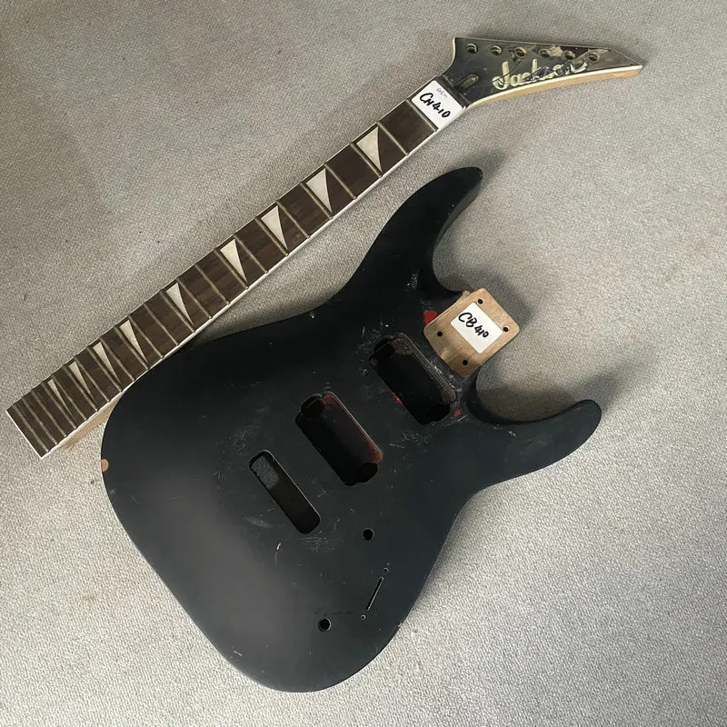 CN410CB410 Unfinished 6 String Electric Guitar Body with Neck DIY Guitar Kits Genuine Jackson Authorised Produced