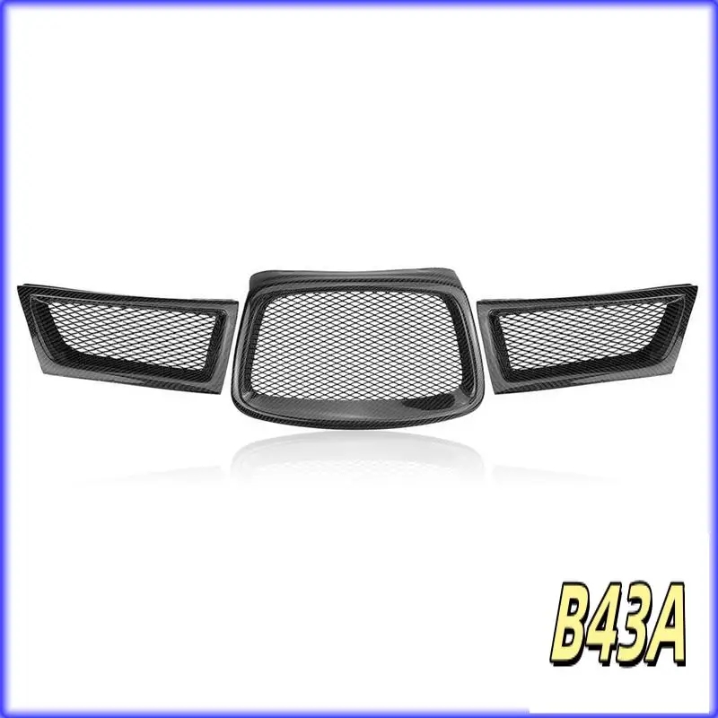 

Sp-Carbon Fiber Car Front Bumper Lower Mesh Grill Cover For Subaru Impreza 9Th 2006 2007 WRX STI