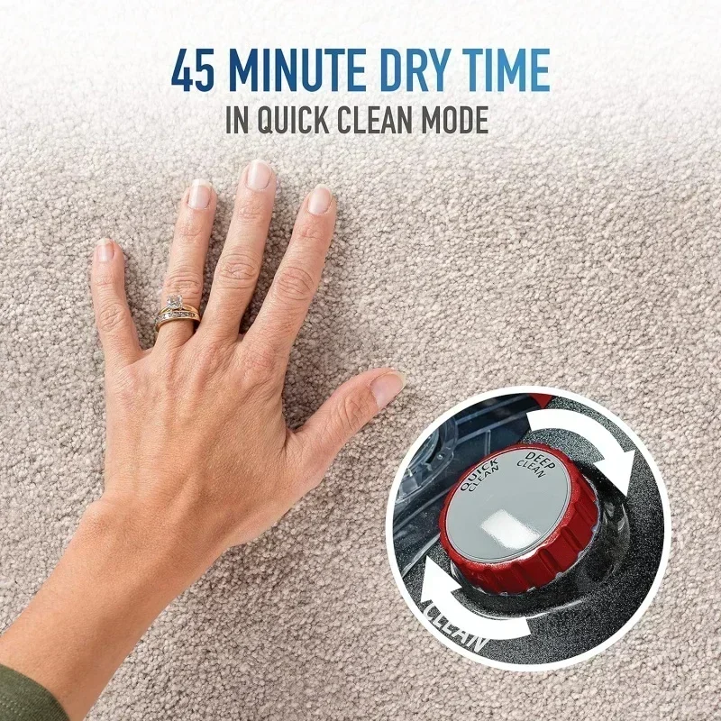 D2BHoovvers PowerScrub Elite Pet Upright Carpet Cleaner Shampooer,Lightweight Machine,with Storage Mat,FH50250B