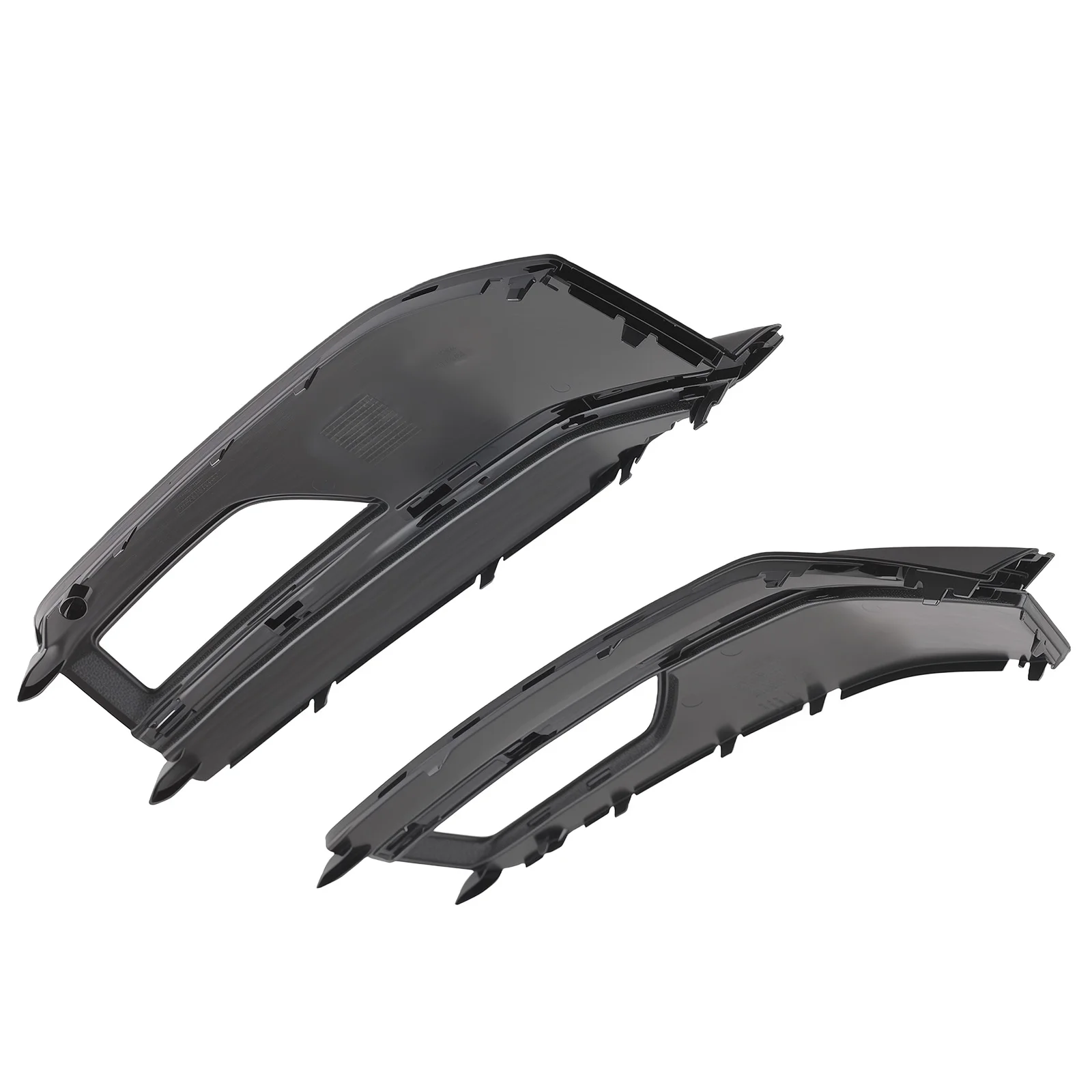 

Pair Front Bumper Fog Light Grille Cover for Audi A4 Trendy 2013-2016 8K0807681L