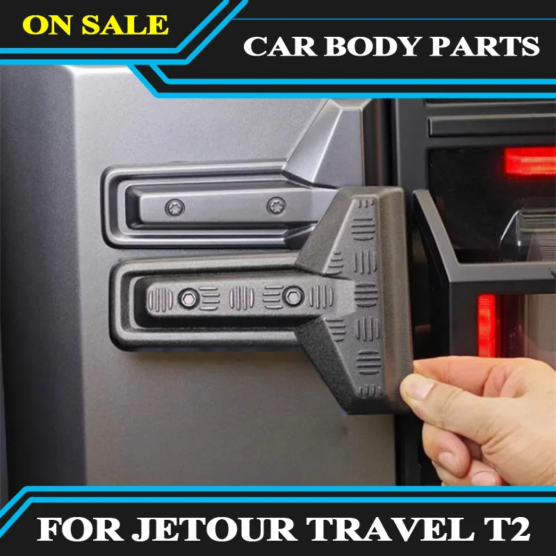 

Fit for JETOUR Traveler T2 taildoor hinge frame protective cover 2023 Modified Challenger Kit automotive exterior accessories