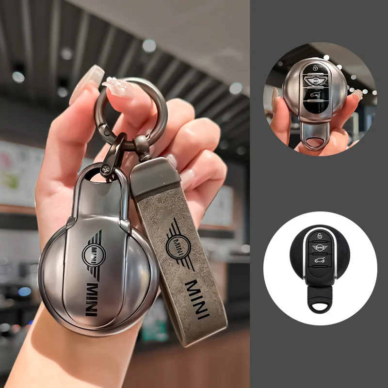 Чехол для автомобильного ключа из термопластичного полиуретана, оболочка для BMW Mini откидной патронташ, COUNTRYMAN ONE JCW CLUBMAN F56 F55 F54 F57 F60 R60 S Roadster без ключа