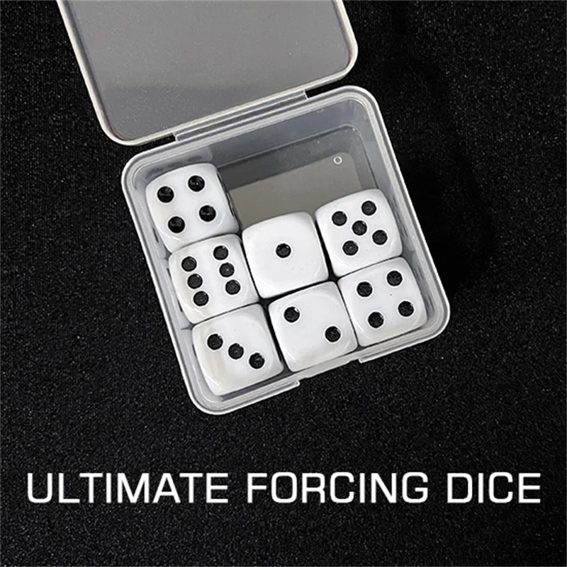 Ultimate Forcing Dice Magic Tricks Close Up Parlor Illusions Gimmicks Mentalism Props Bar Trick Force A Number Of Dot Dice Magia