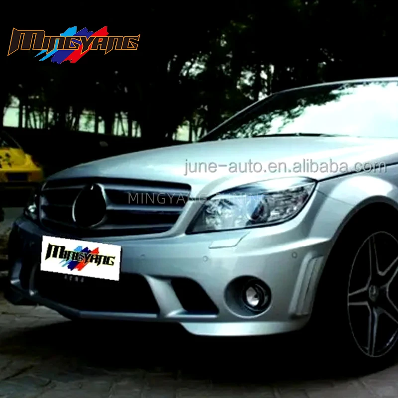 

Factory Hot Selling PP Plastic Car Bumper for C200 C180 C300 W204 2009-20011 C Class Upgrade C63 Spoiler Lip Bumpe