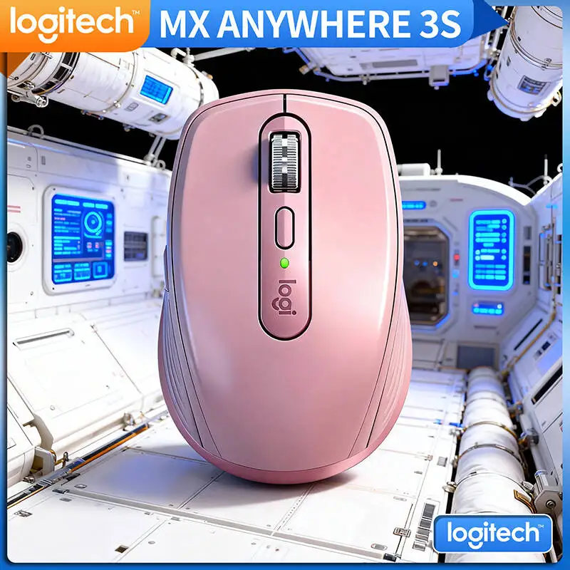 

Original Logitech MX Anywhere 3S for Productivity, Logi Flow Technology, Quiet Clicks, Adjustable DPI
