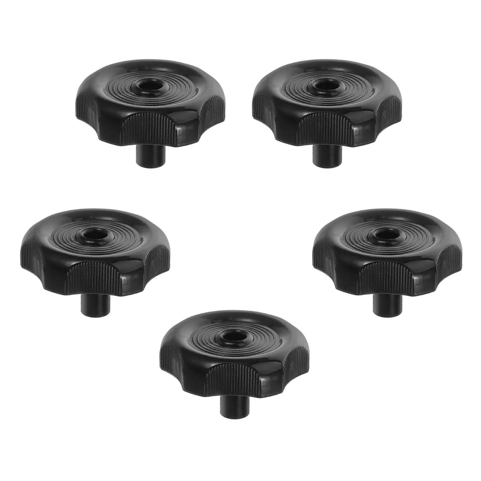 5Pcs Rv Window Crank Knob Black Plastic Replacement for Camper Trailer Vent Knob Manual Operation Parts Rv Vent Crank Handle