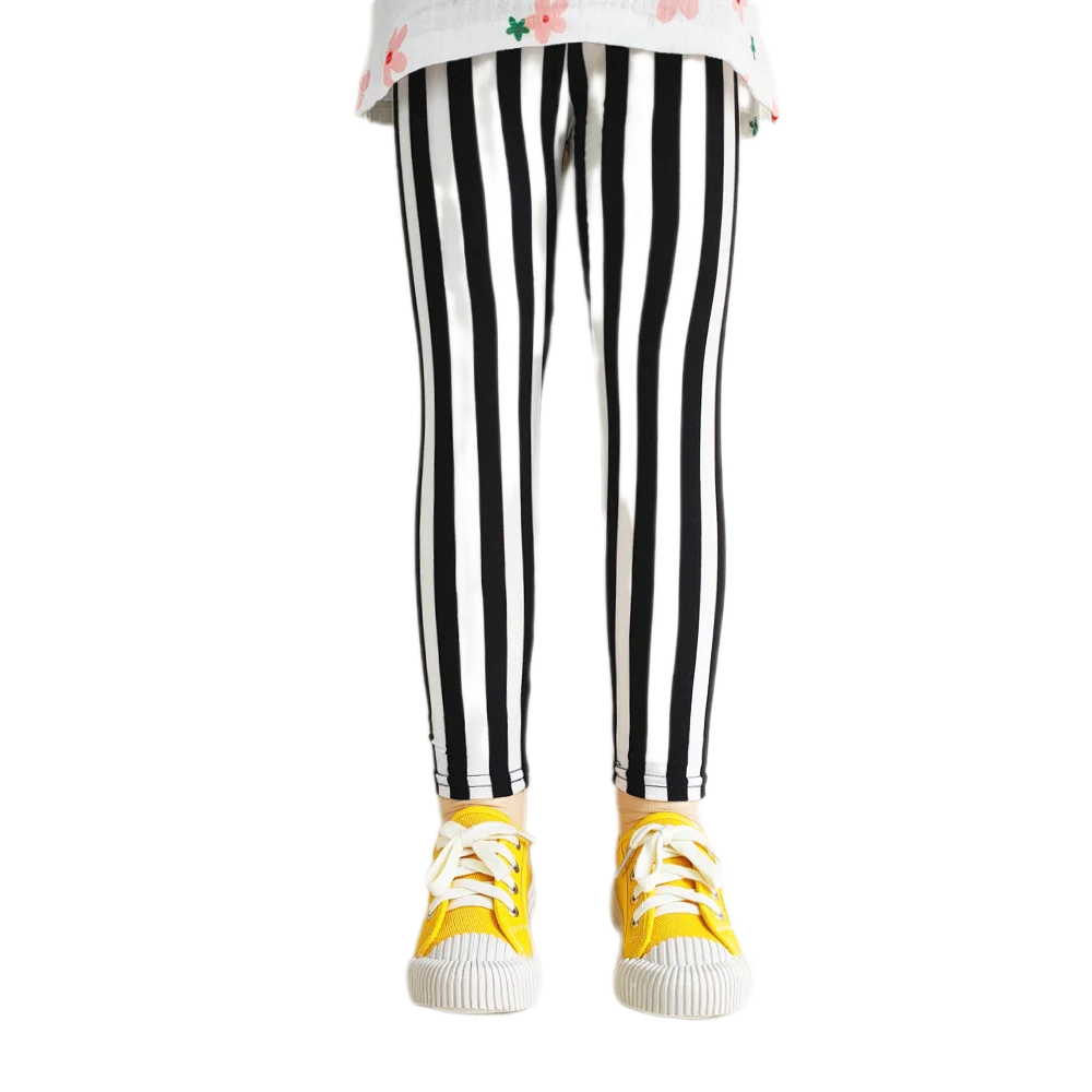 Leggings estampados para niños y niñas, pantalones ajustados elásticos para niños de 2 a 11 años, primavera y verano