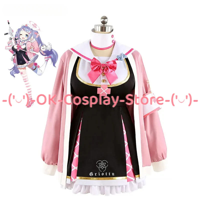 

Asagao Hanae Cosplay Costume Game Blue Archive Cosplay Dress Suit Anime Clothing Halloween Carnival Uniforms Custom Made