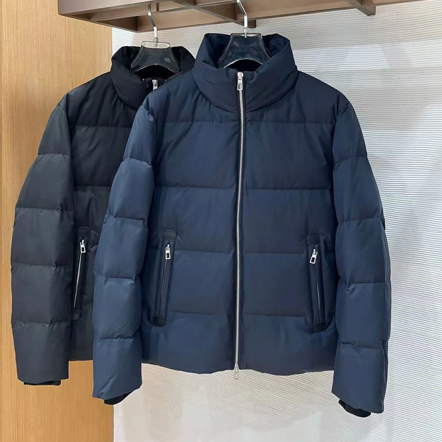 

Italian LP 25aw casual simple stand-up collar men's down jacket