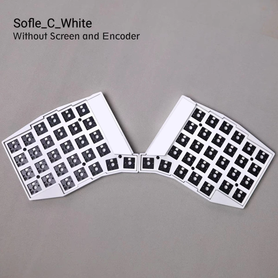 ワイヤレス分割キーボード 新型ワイヤレスSofle 58キー ローラー