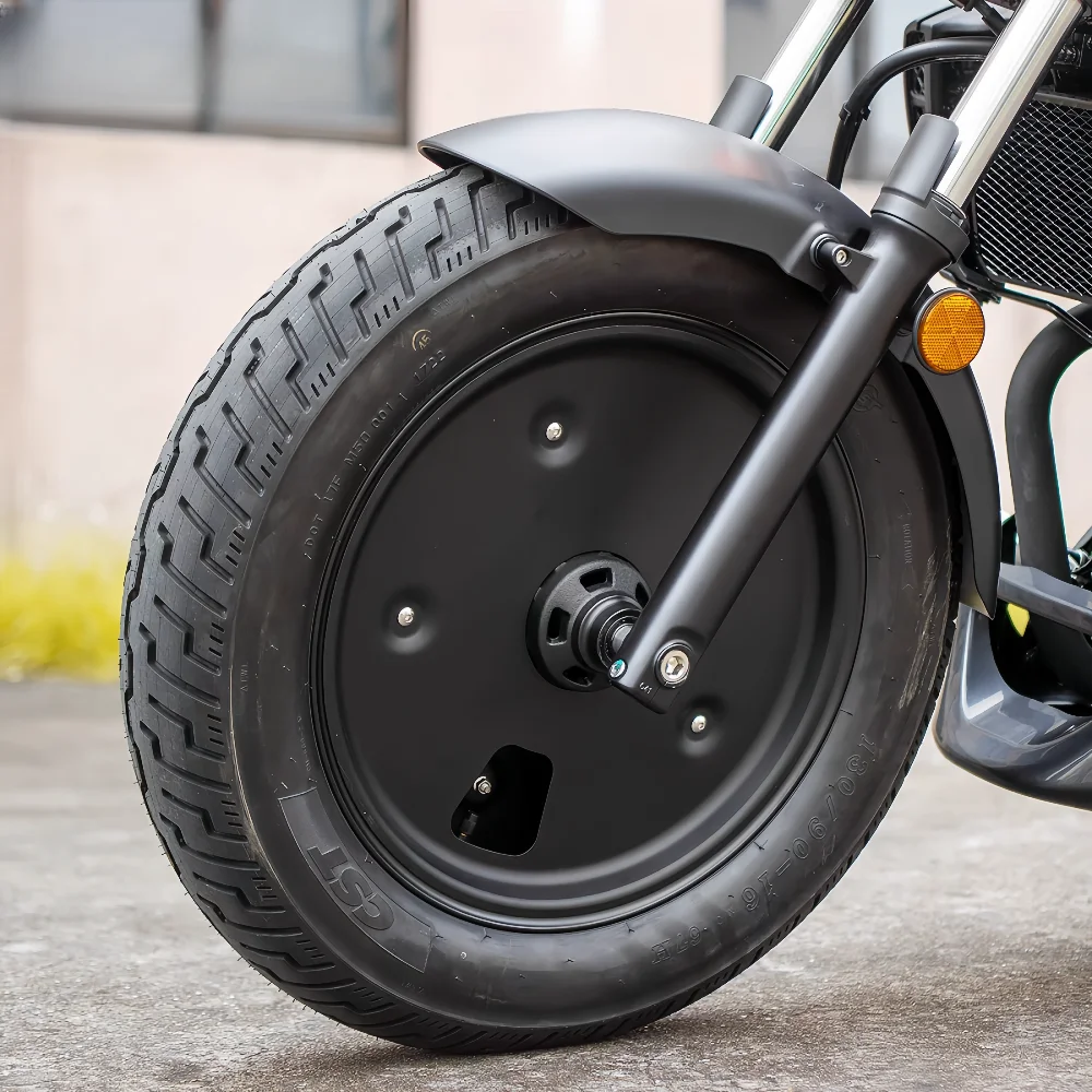 Haojue TR300 Motorcycle Modified Closed Hub Aluminum Alloy Special Straight-up Closed Disc Full Covering Rim Cover Wheel Cover