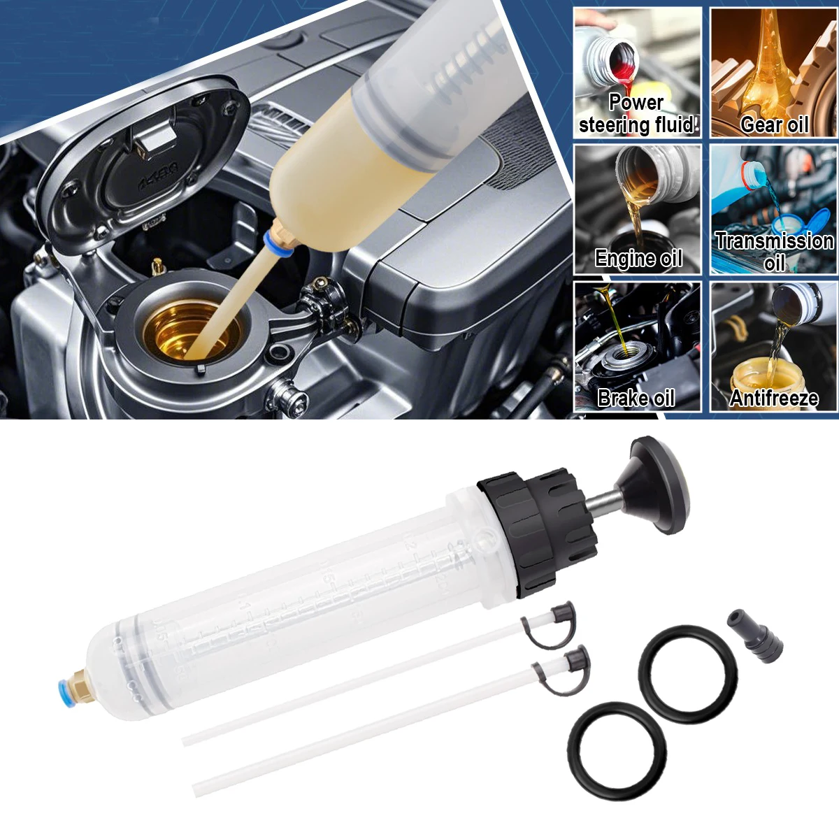 

Oil Funnel Kit Transmission Filling Tool Car Accessories Goods Supplies Antifreeze Injector Accessories the Engine Things Tools