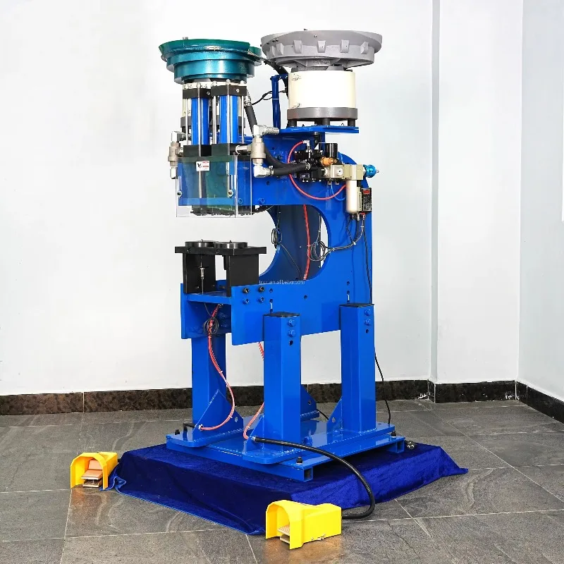 Automatic Two Hopper Feeder Riveting Machine With Multiple Functions