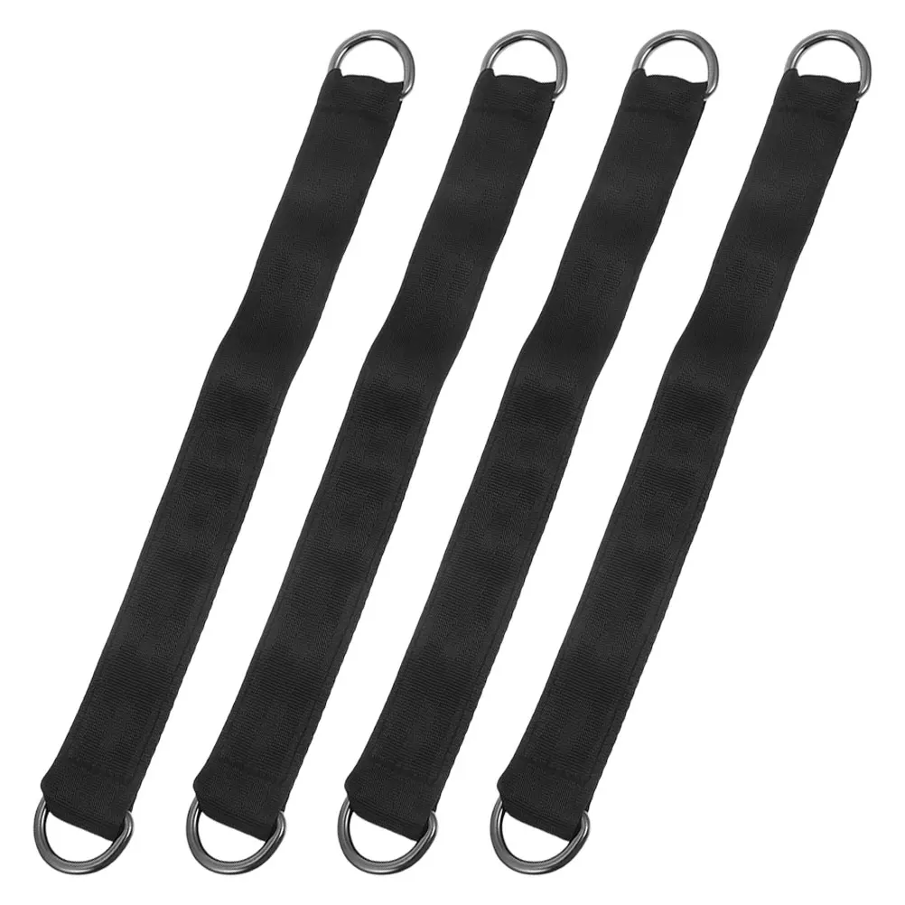 

4 Pcs Heavy Duty Outdoor Swing Connecting Straps Nylon Tree Hooks Easy Installation Accessory Kit