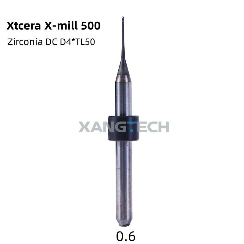 

XANGTECH Xtcera Xmill 500 Diamond Coated Zirconia Milling Burs Dental Tools CAD CAM Drill Bur Dental Milling Cutters