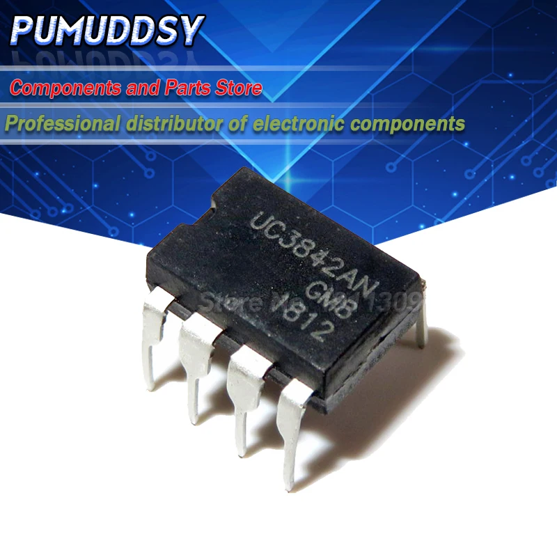Uc3842an dip8 uc3842 uc3842bn dip 3842an ka3842 tl3842 dip-8 novo e ic 50 peças