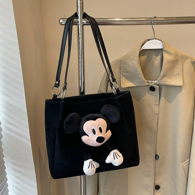 

Disney shopping handbag Women's New Autumn and Winter storage Tote Bag Mickey Mouse Casual MINI Shoulder Bag