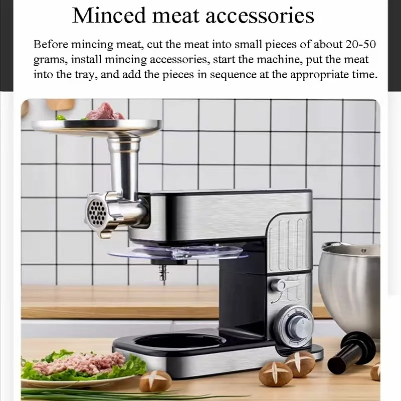 Household Stand Mixer Cake Bread Dough Mixer Electric Home Kitchen Appliance Food Mixer