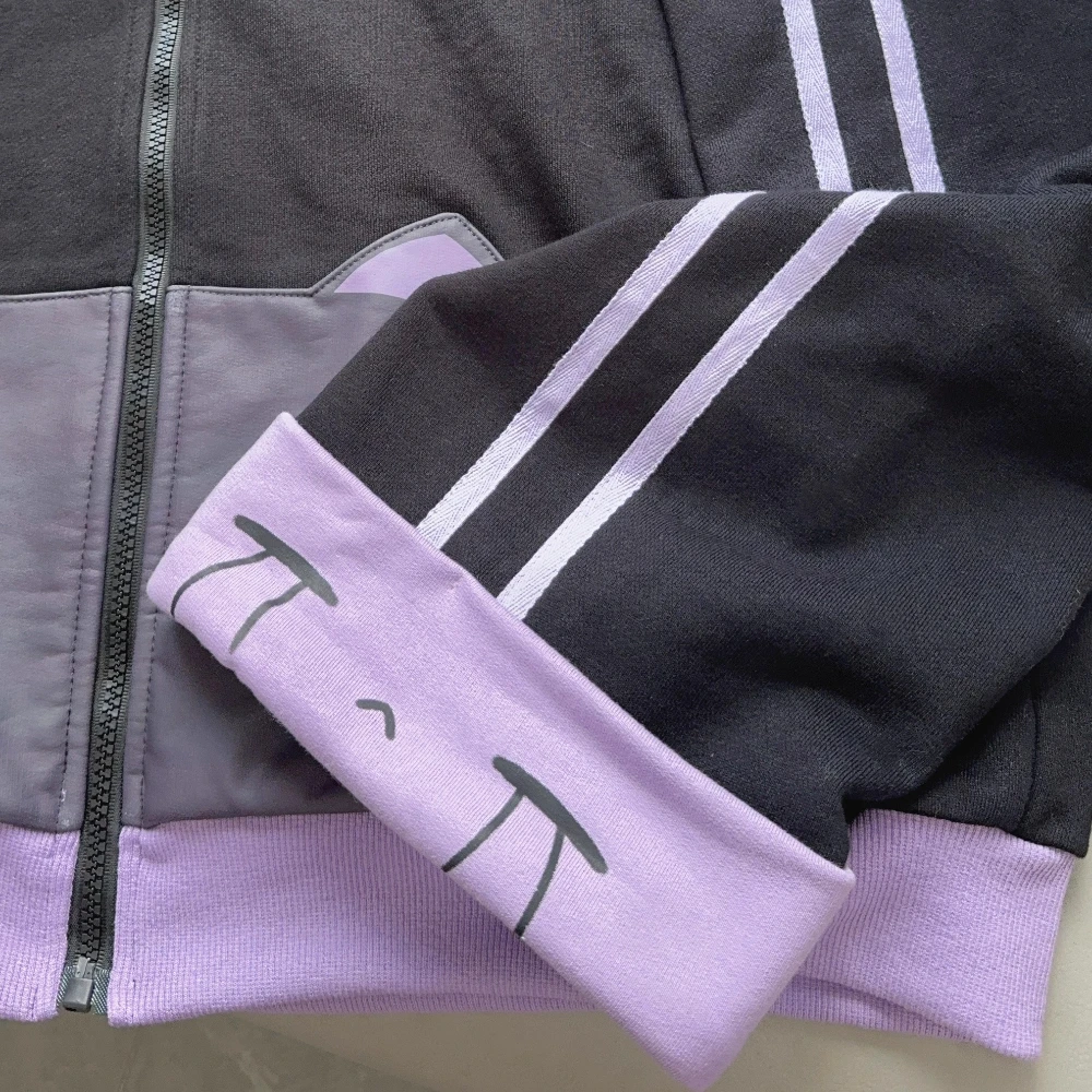 Original Japanese Subculture Harajuku Style Cute Y2K Jacket Stand Collar Long Sleeve Kawaii Loose Casual Zipper Sweatshirt Women