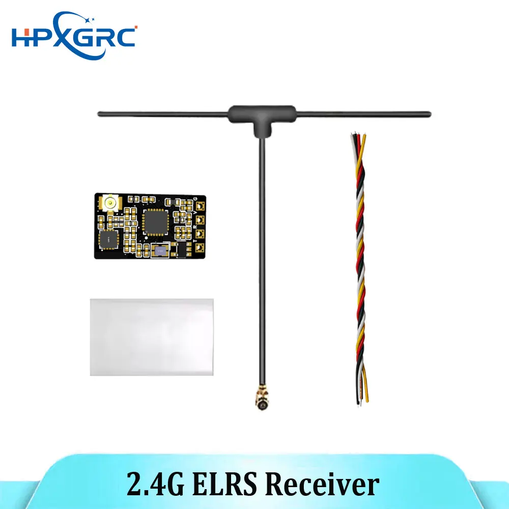Receptor HPXGRC 2,4G ExpressLRS ELRS para drones FPV Freestyle de largo alcance piezas de bricolaje