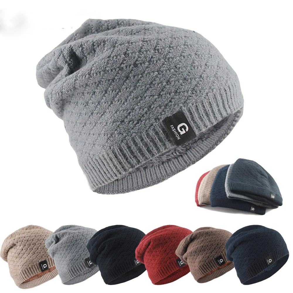 New Winter Adult Knite Fashion Men Women Warm Beanies Skullies Casual Outdoor Hat Brand Soft Comfortable Sport Hats Bone Beanie