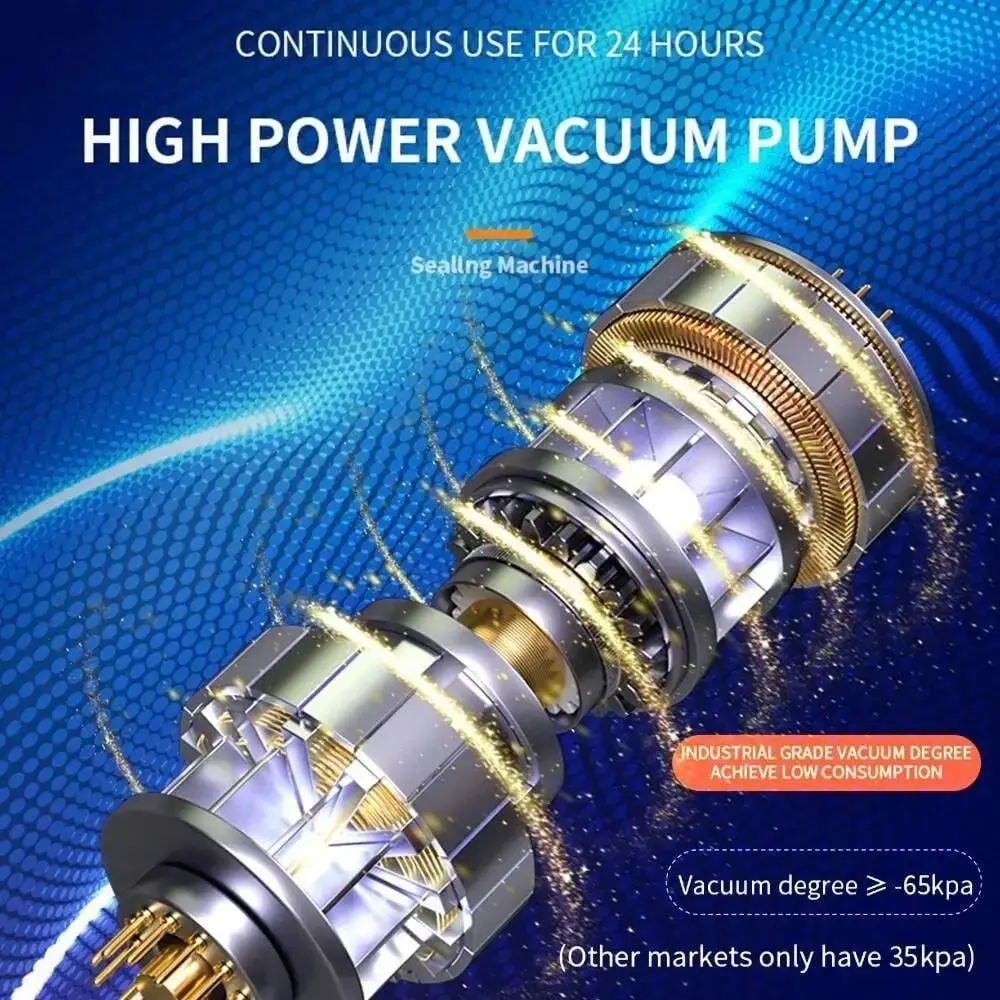 

Электрический вакуумный упаковщик с сенсорными кнопками, несколько режимов, для кухни, автоматическая вакуумная упаковка продуктов, ручное управление